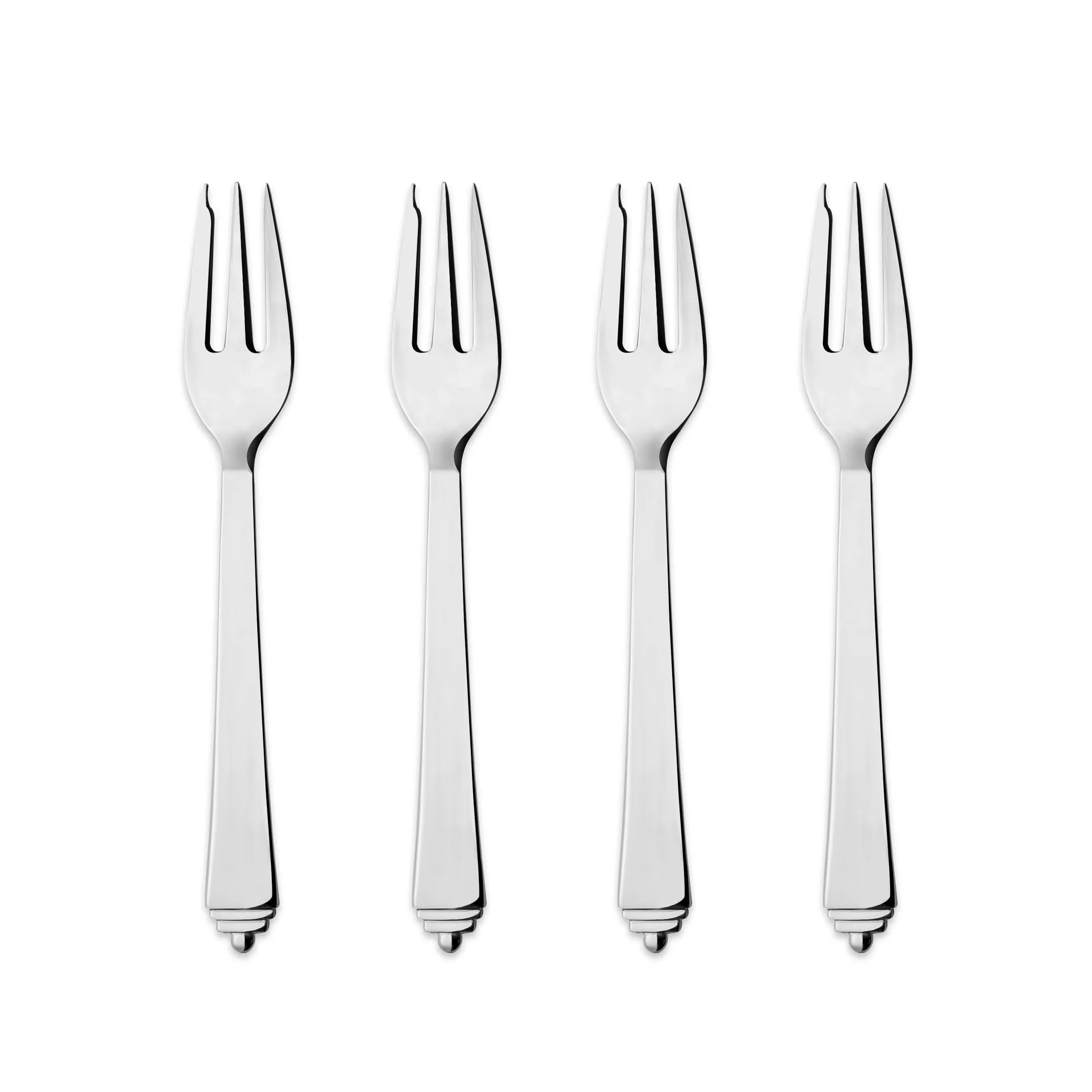 Pyramid taartvork, 4-pack Georg Jensen