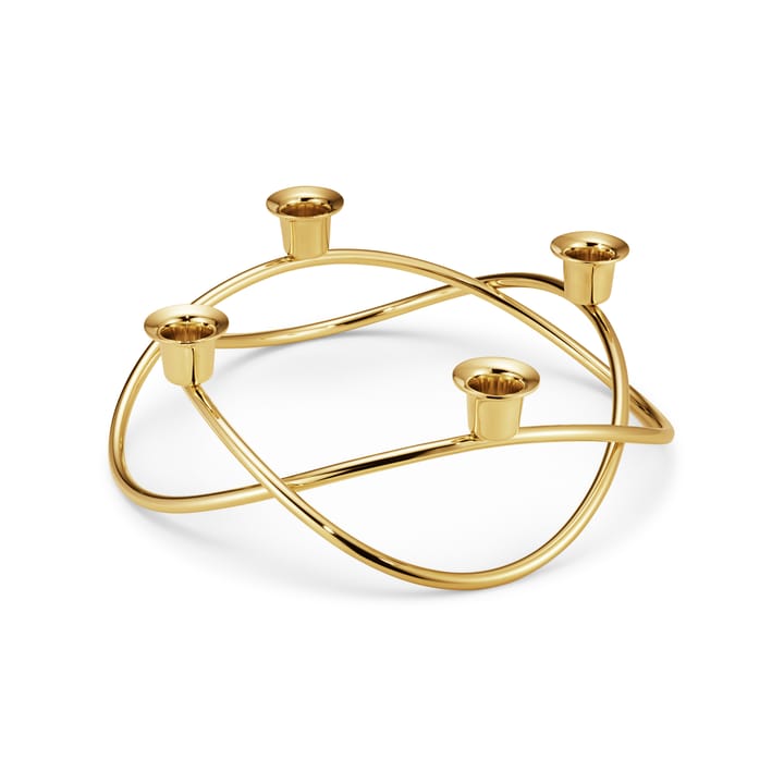 Season kandelaar Ø26 cm, verguld Georg Jensen