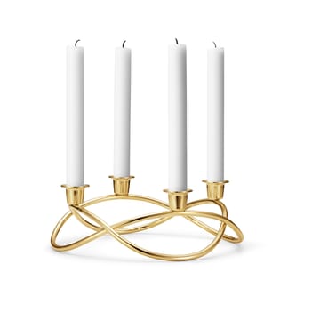 Season kandelaar Ø26 cm - verguld - Georg Jensen