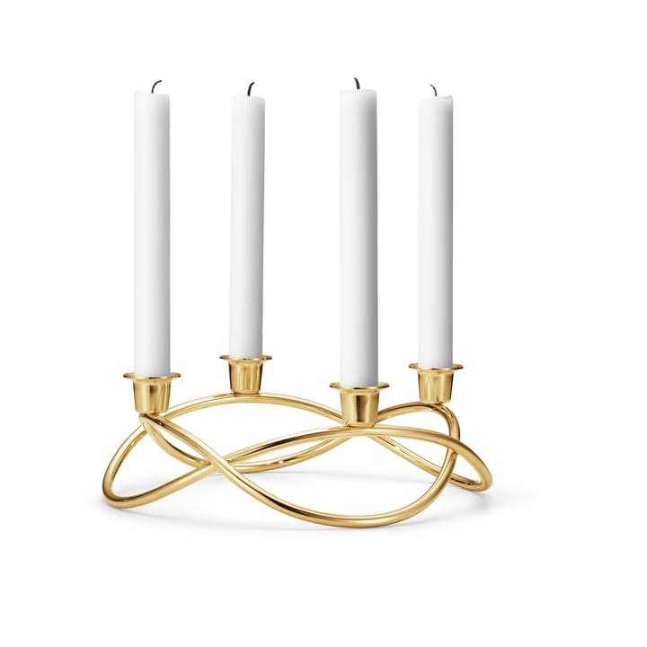 Season kandelaar Ø26 cm, verguld Georg Jensen