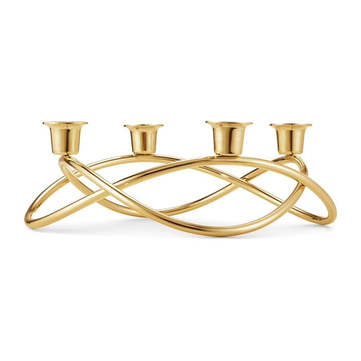 Season kandelaar - verguld - Georg Jensen