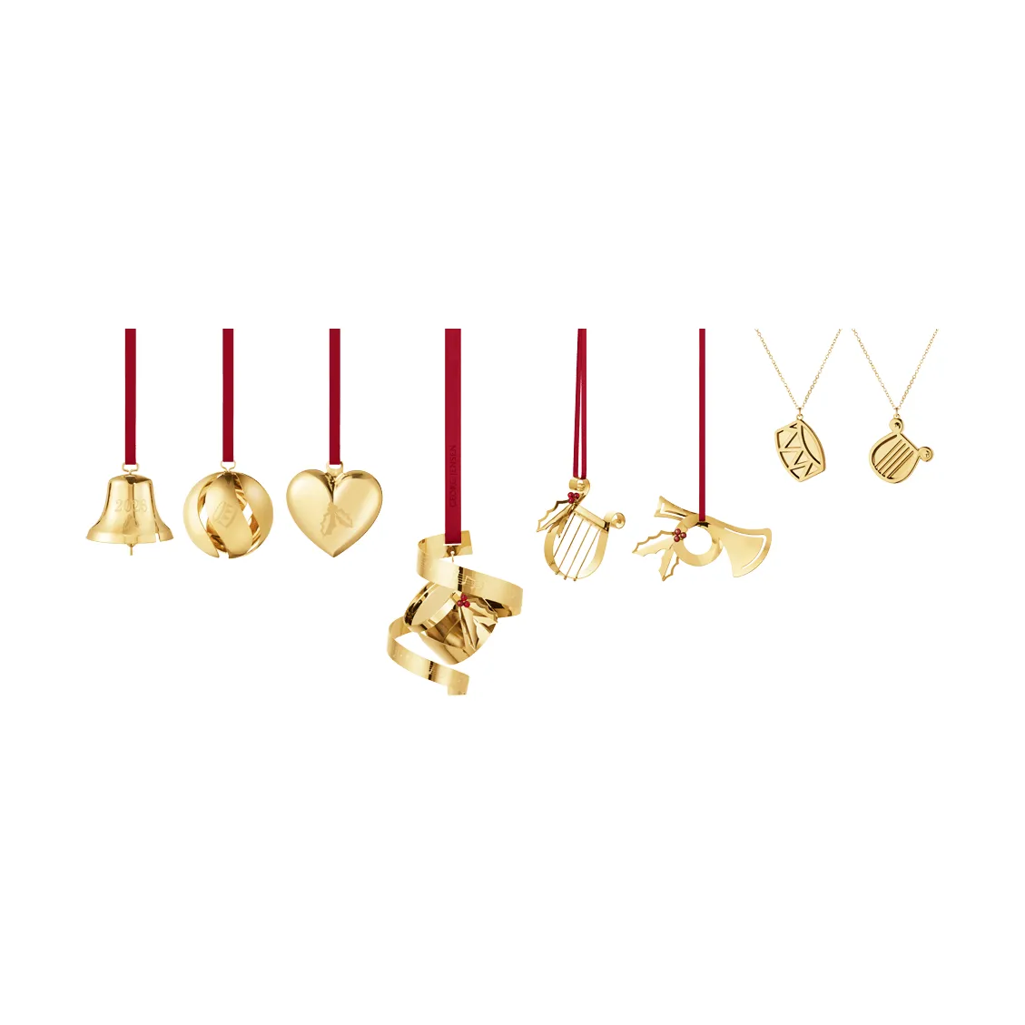 sieradenset 2026, Goud, 8 delen Georg Jensen