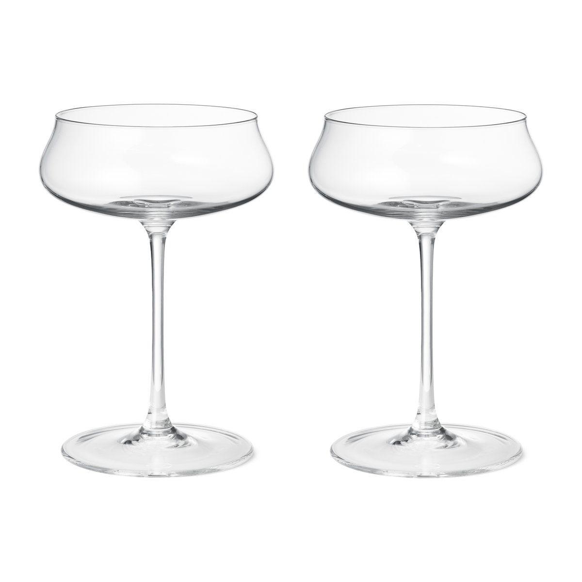 Georg Jensen Sky cocktailglas coupe 25 cl 2-pack Transparant