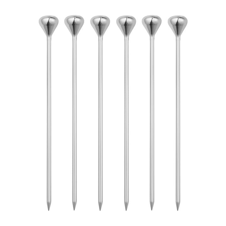 Sky cocktailprikkers 6-pack - Roestvrij staal - Georg Jensen