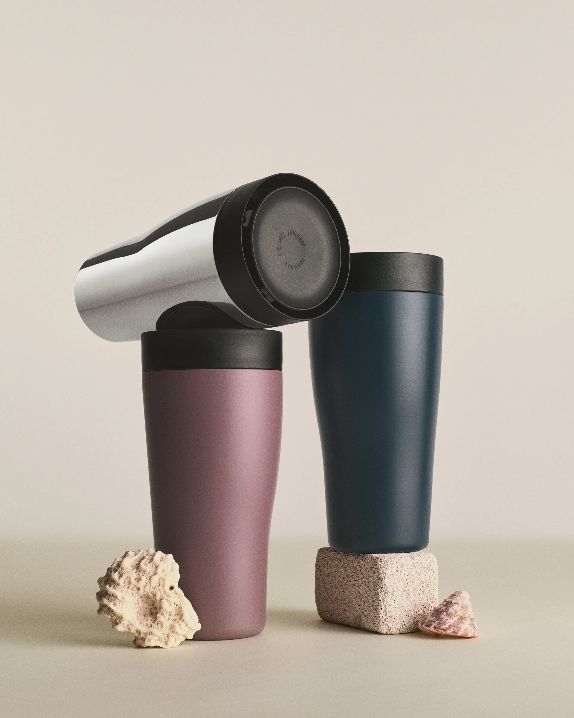 Sky thermosbeker 40 cl, Roestvrij staal Georg Jensen