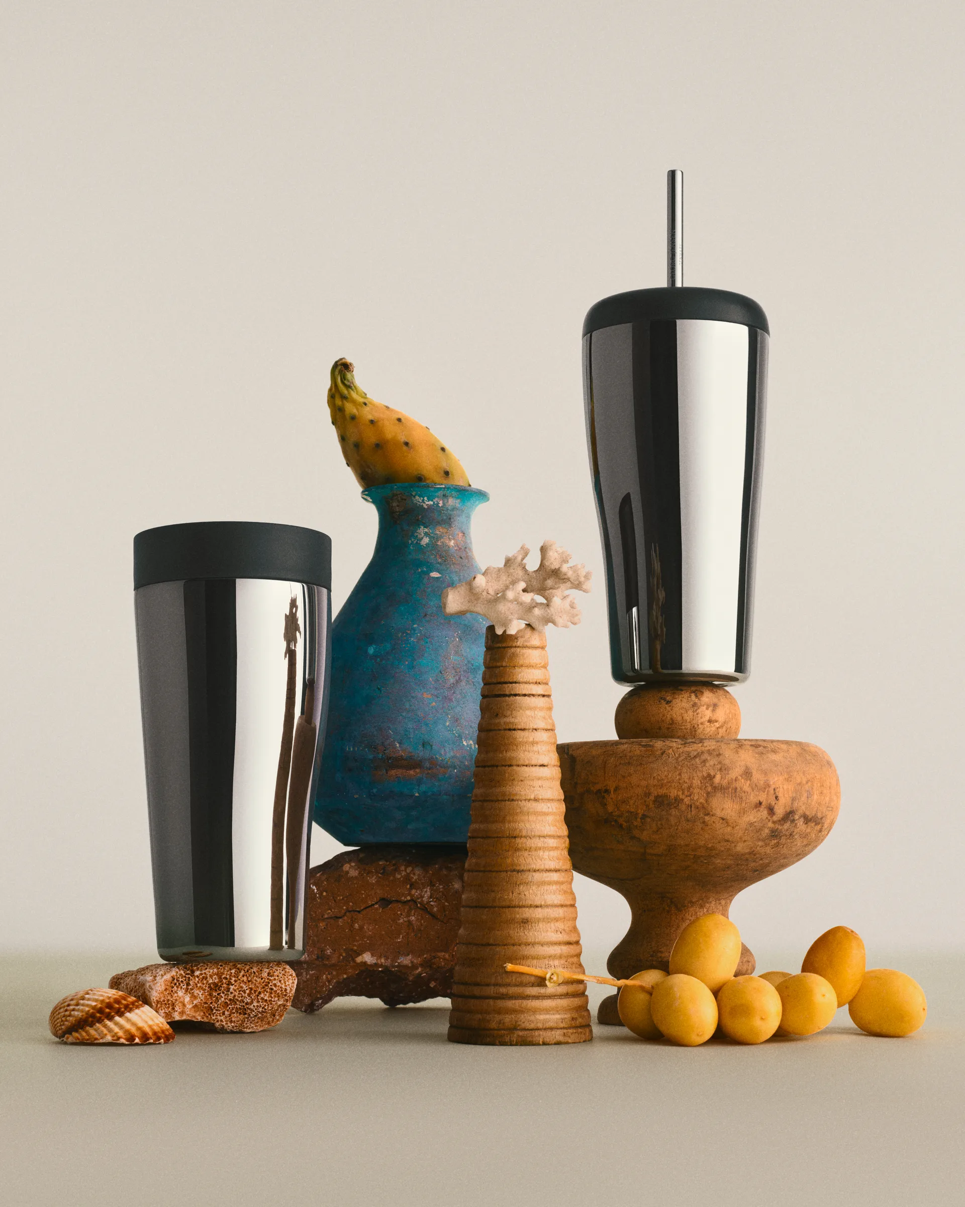 Sky thermosbeker 40 cl, Roestvrij staal Georg Jensen