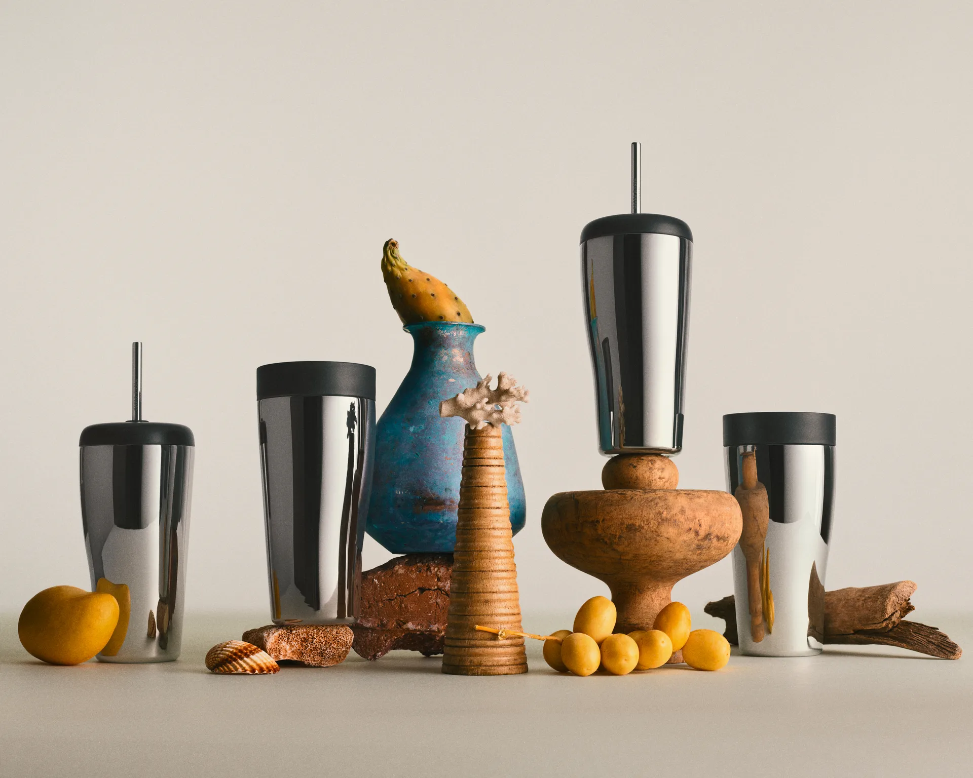 Sky thermosbeker 40 cl, Roestvrij staal Georg Jensen