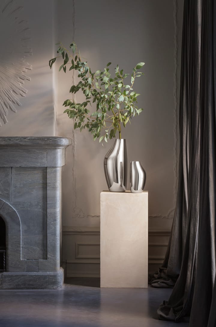 Sky vloervaas 46 cm, Roestvrij staal Georg Jensen
