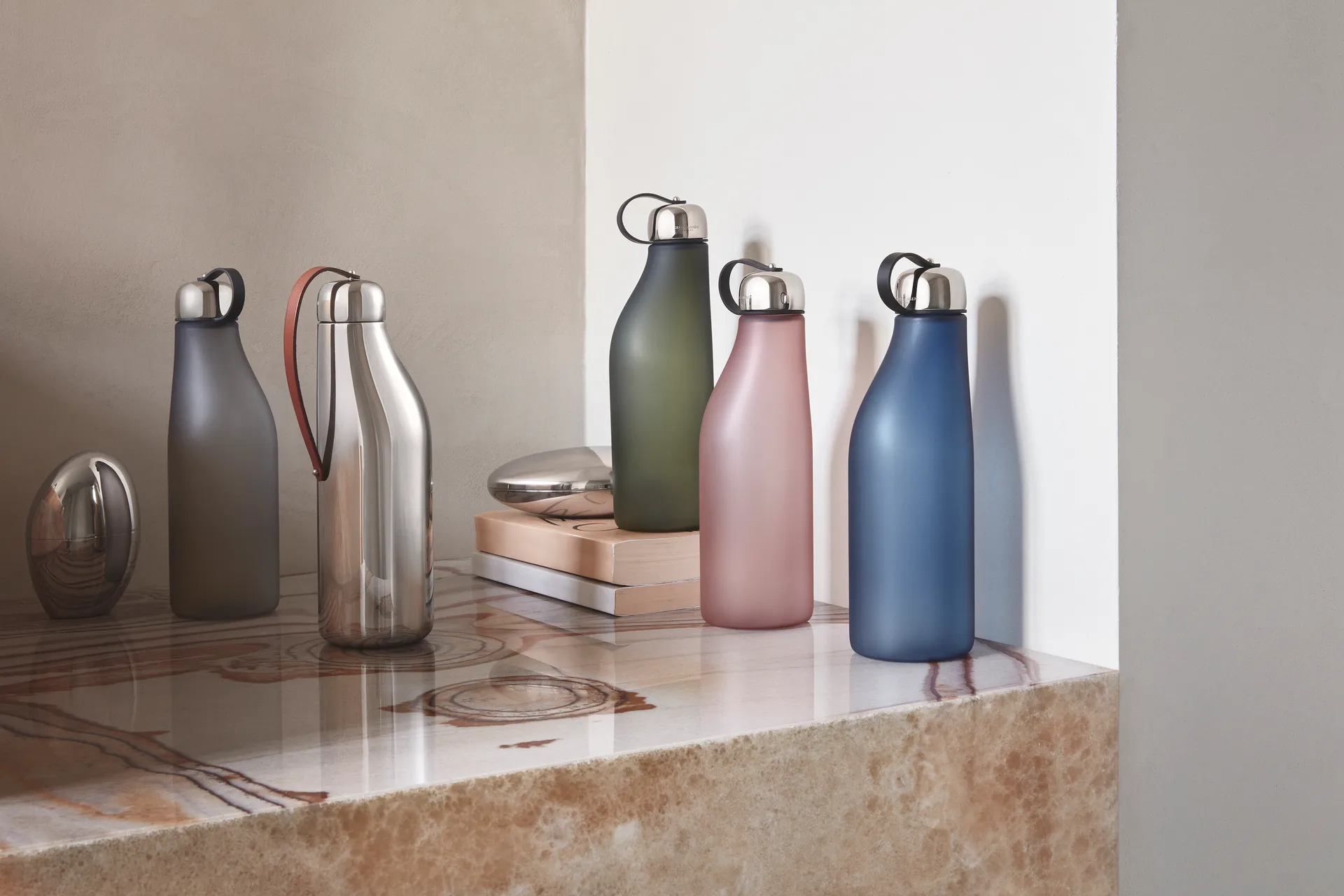 Sky waterfles 50 cl, Rose Georg Jensen