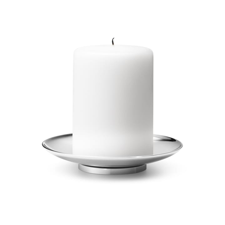 Tunes Pillar kandelaar Ø12,2 cm, Roestvrij staal Georg Jensen