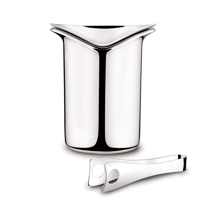 Wine ijsemmer met tang - 21 cm. - Georg Jensen