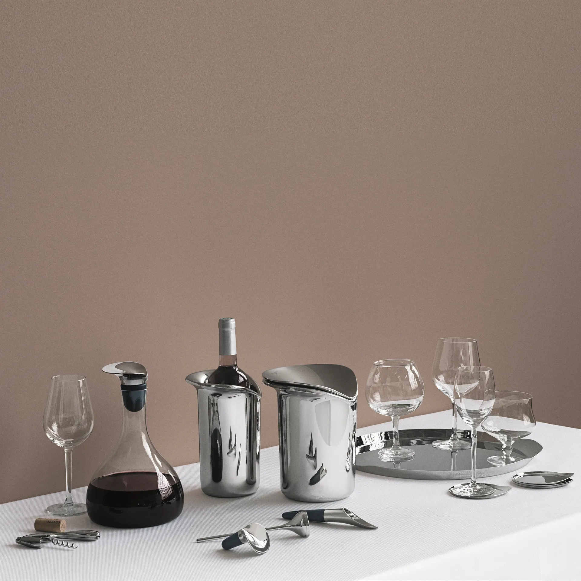 Wine wijnkaraf, 26,7 cm. Georg Jensen