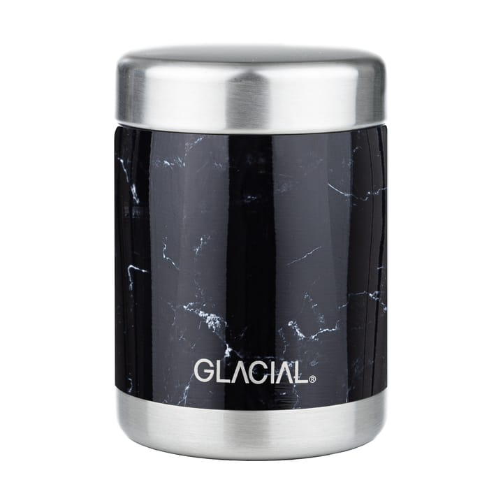 Glacial thermosfles voor eten 350 ml - Black marble - Glacial