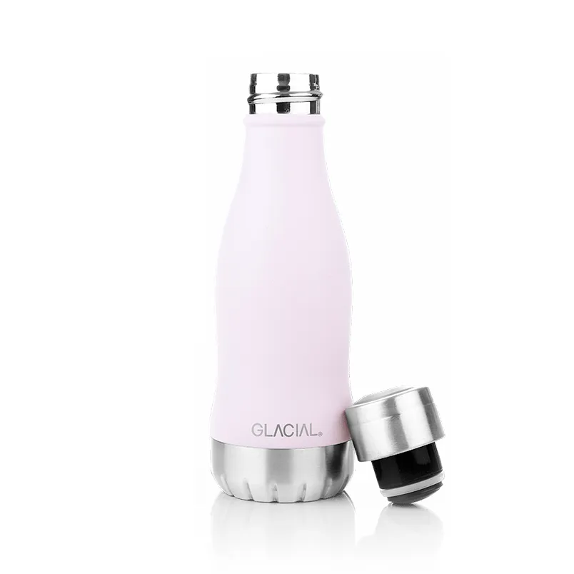Glacial waterfles 280 ml, Matte pink powder Glacial