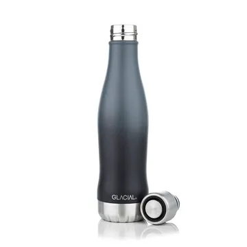 Glacial waterfles active 400 ml - Gray fade - Glacial