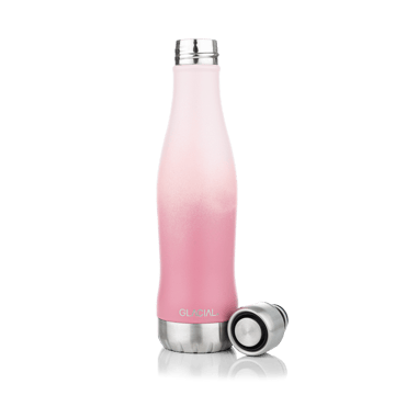 Glacial waterfles active 400 ml - Pink fade - Glacial