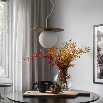 Art Deco hanglamp - Messing-opaalglas - Globen Lighting