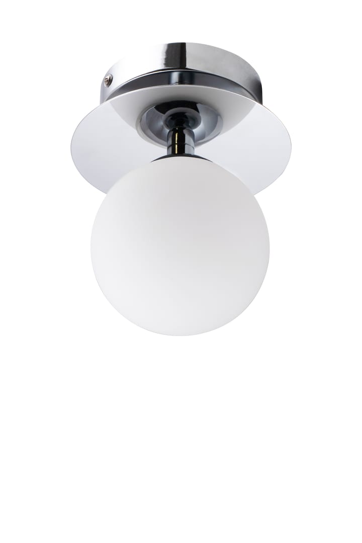 Art Deco IP44 wandlamp/plafondlamp - Chroom-Wit - Globen Lighting