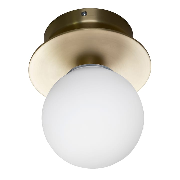 Art Deco IP44 wandlamp/plafondlamp - Geborsteld messing - Globen Lighting