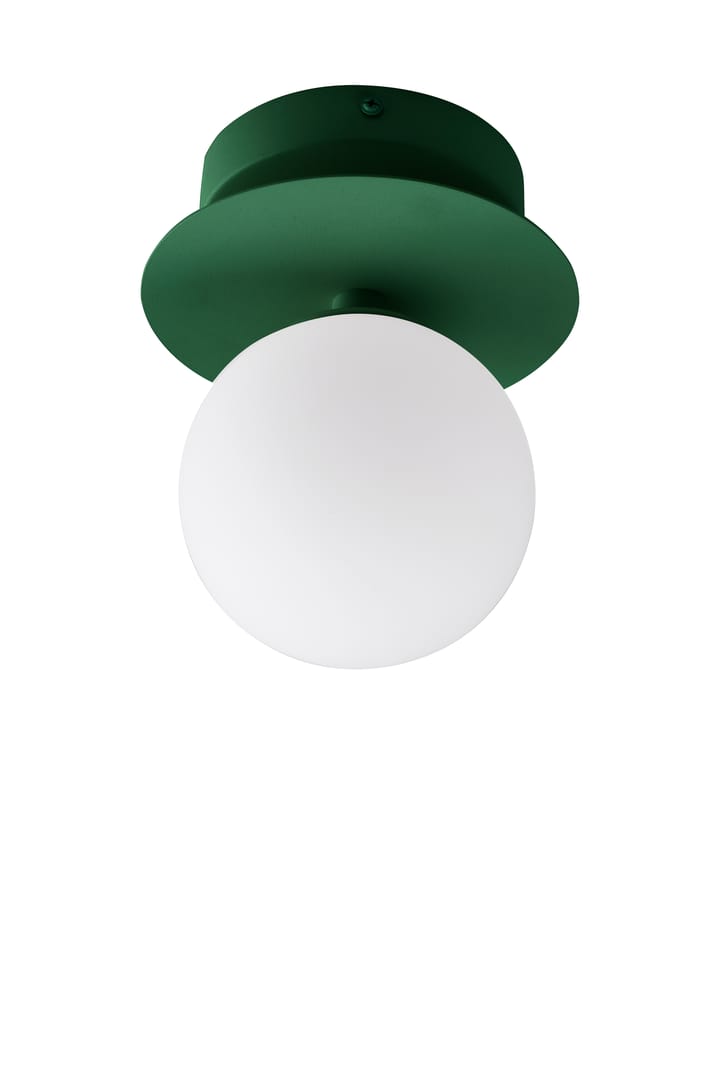 Art Deco IP44 wandlamp/plafondlamp, Groen-Wit Globen Lighting