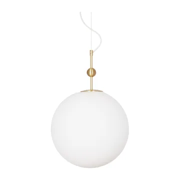 Astrid hanglamp Ø40 cm - Geborsteld messing-wit - Globen Lighting