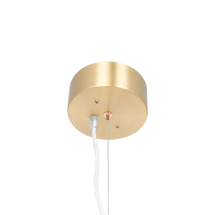 Astrid Hanglamp - messing/wit, 8 lampen - Globen Lighting