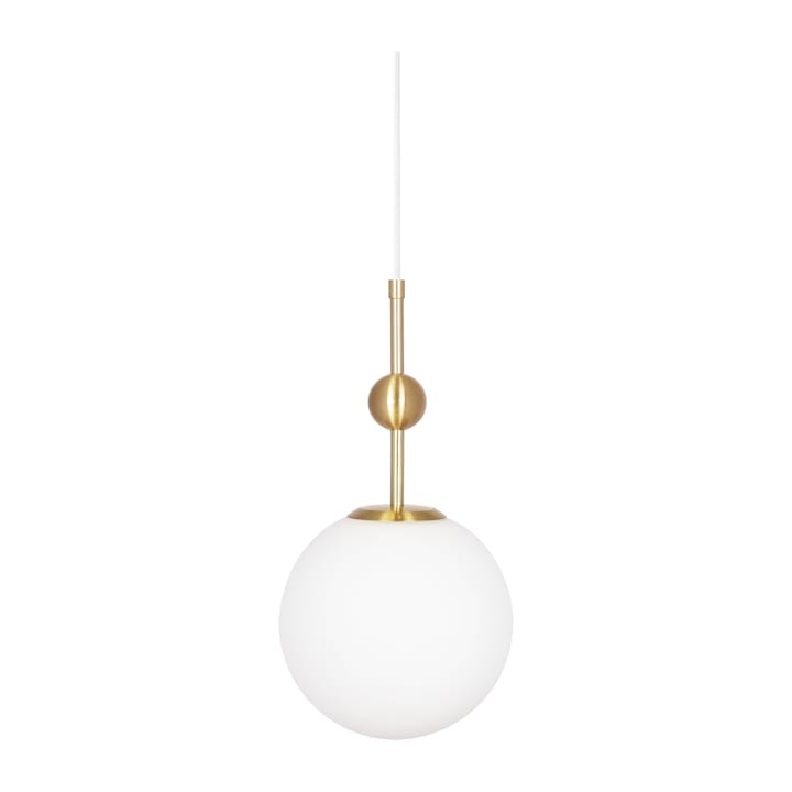 Astrid hanglamp mini Ø20 cm - Geborsteld messing-wit - Globen Lighting