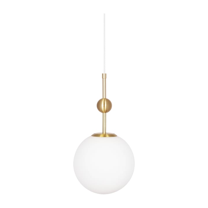 Astrid hanglamp mini Ø20 cm - Geborsteld messing-wit - Globen Lighting