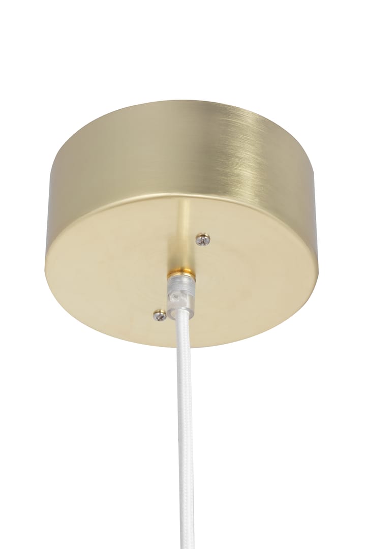 Astrid hanglamp mini Ø20 cm, Geborsteld messing-wit Globen Lighting
