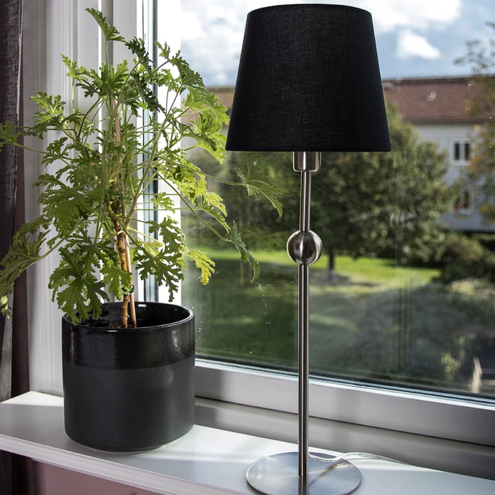 Astrid lampvoet, geborsteld chroom Globen Lighting