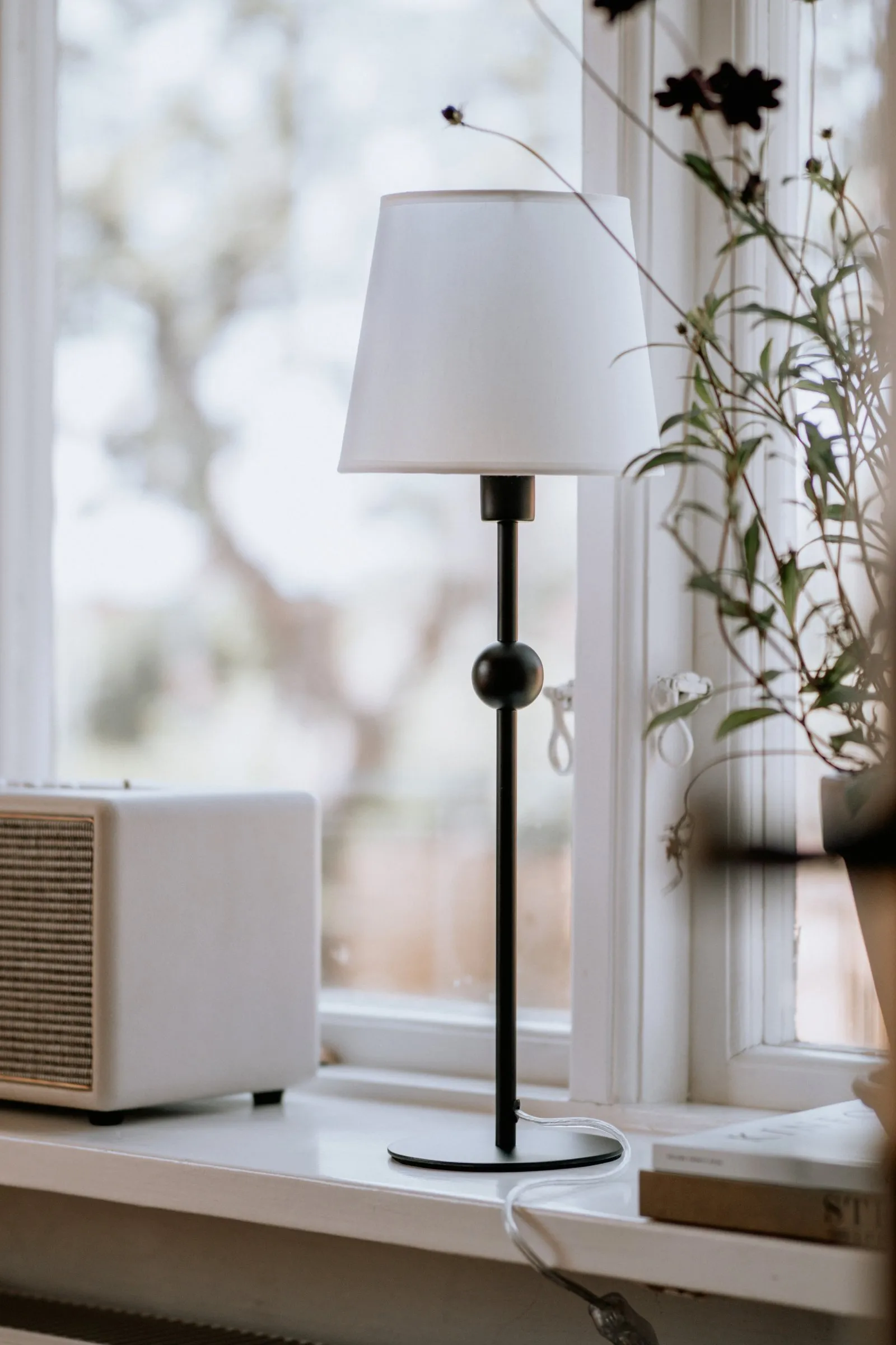 Astrid lampvoet, Zwart Globen Lighting