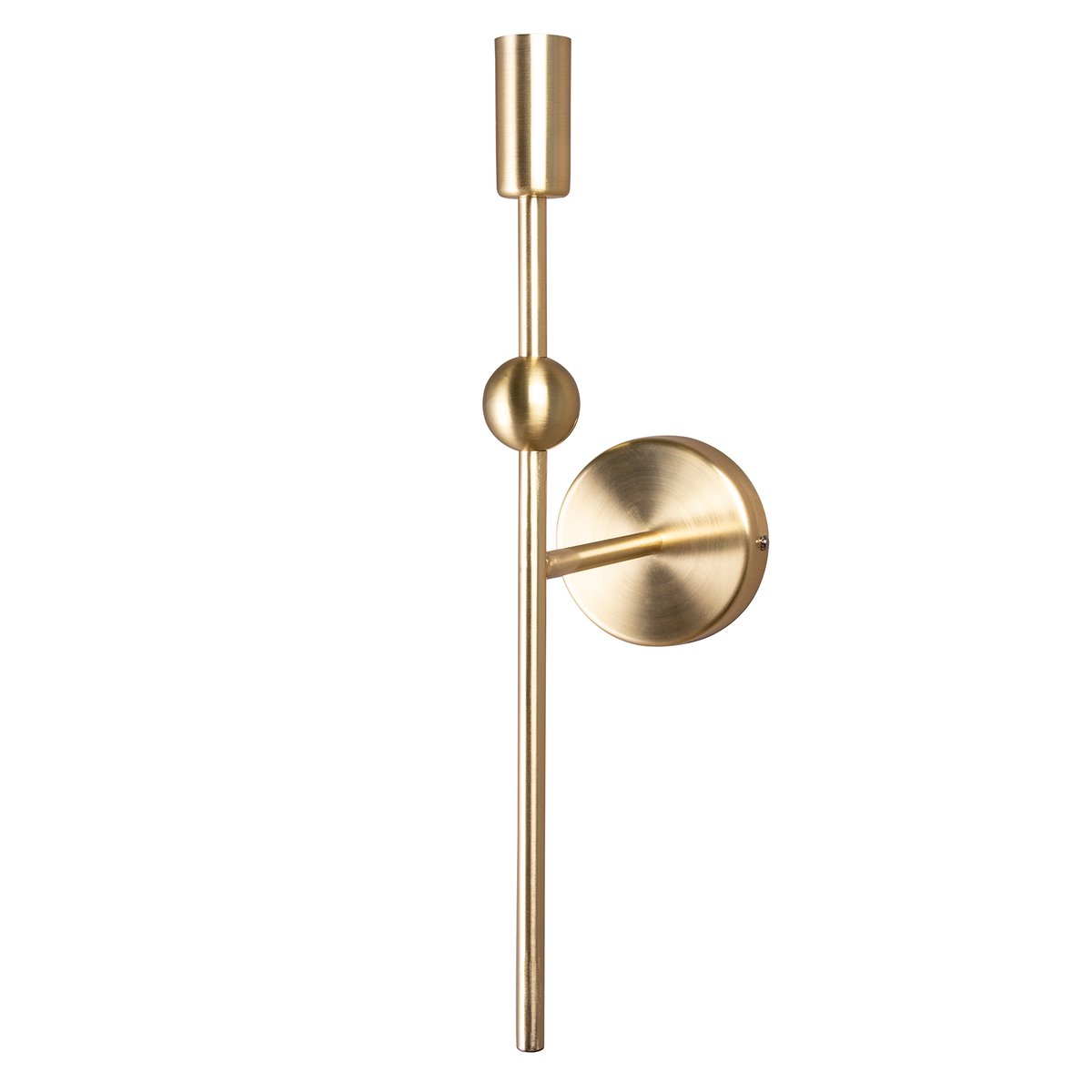 Globen Lighting Astrid muurlamp Geborsteld messing | Scandinavisch Interieur | Wandlampen | Goudkleurig