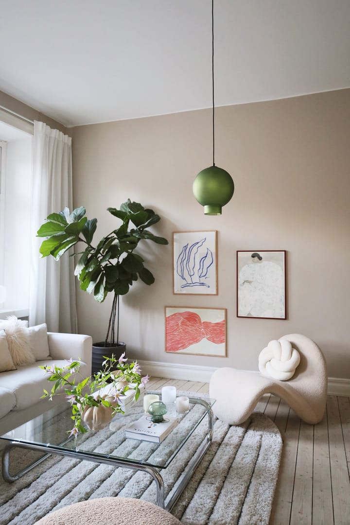 Bams 25 hanglamp, Mat groen Globen Lighting