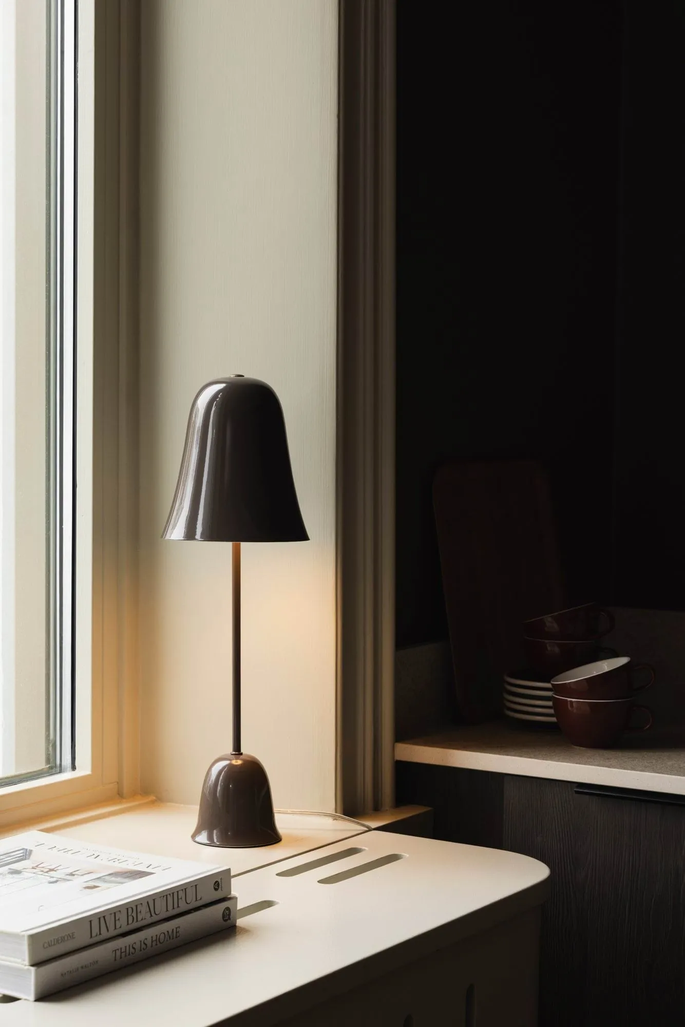 Blåklockan tafellamp, Mocha (bruin), Ø16xH50 cm Globen Lighting