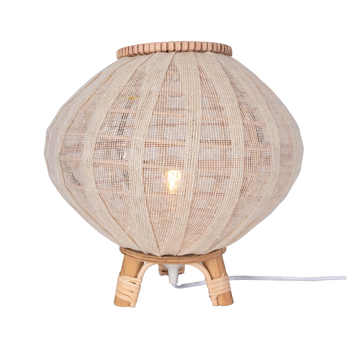 Globen Lighting Borneo tafellamp Ø30 cm Natuur