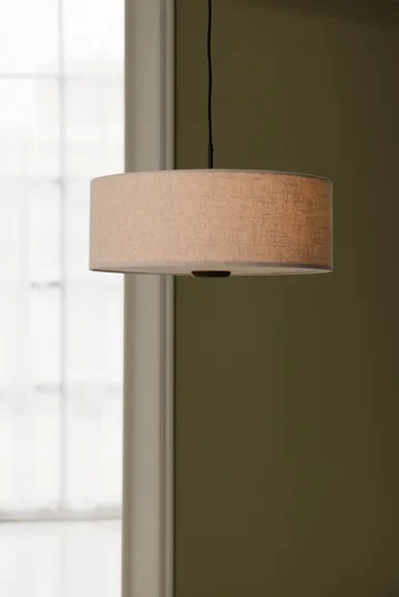 Bosco pendel - Beige, bruin gebeitst eiken, Ø55 cm - Globen Lighting