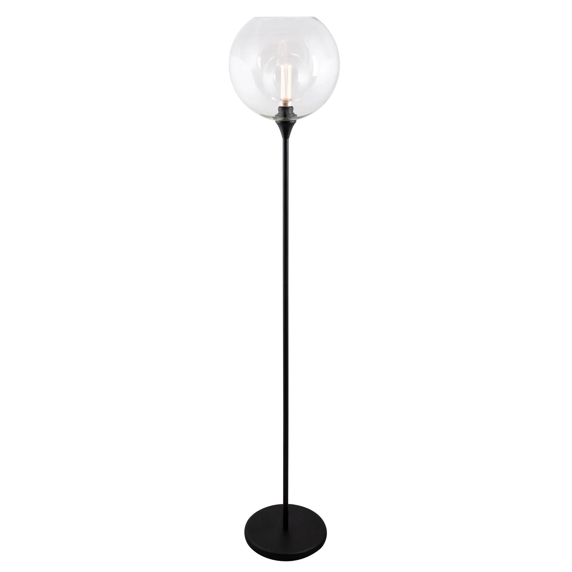 Bowl vloerlamp, Zwart Globen Lighting