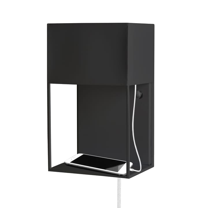 Box wandlamp, zwart Globen Lighting