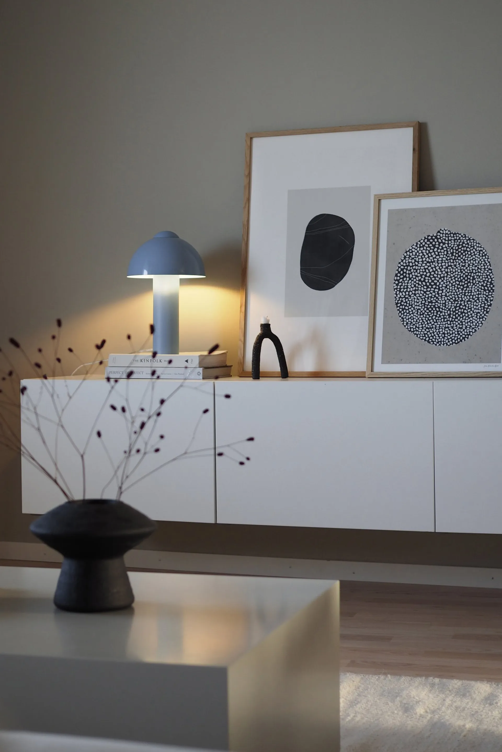 Buddy 23 tafellamp 36 cm, Lichtblauw Globen Lighting