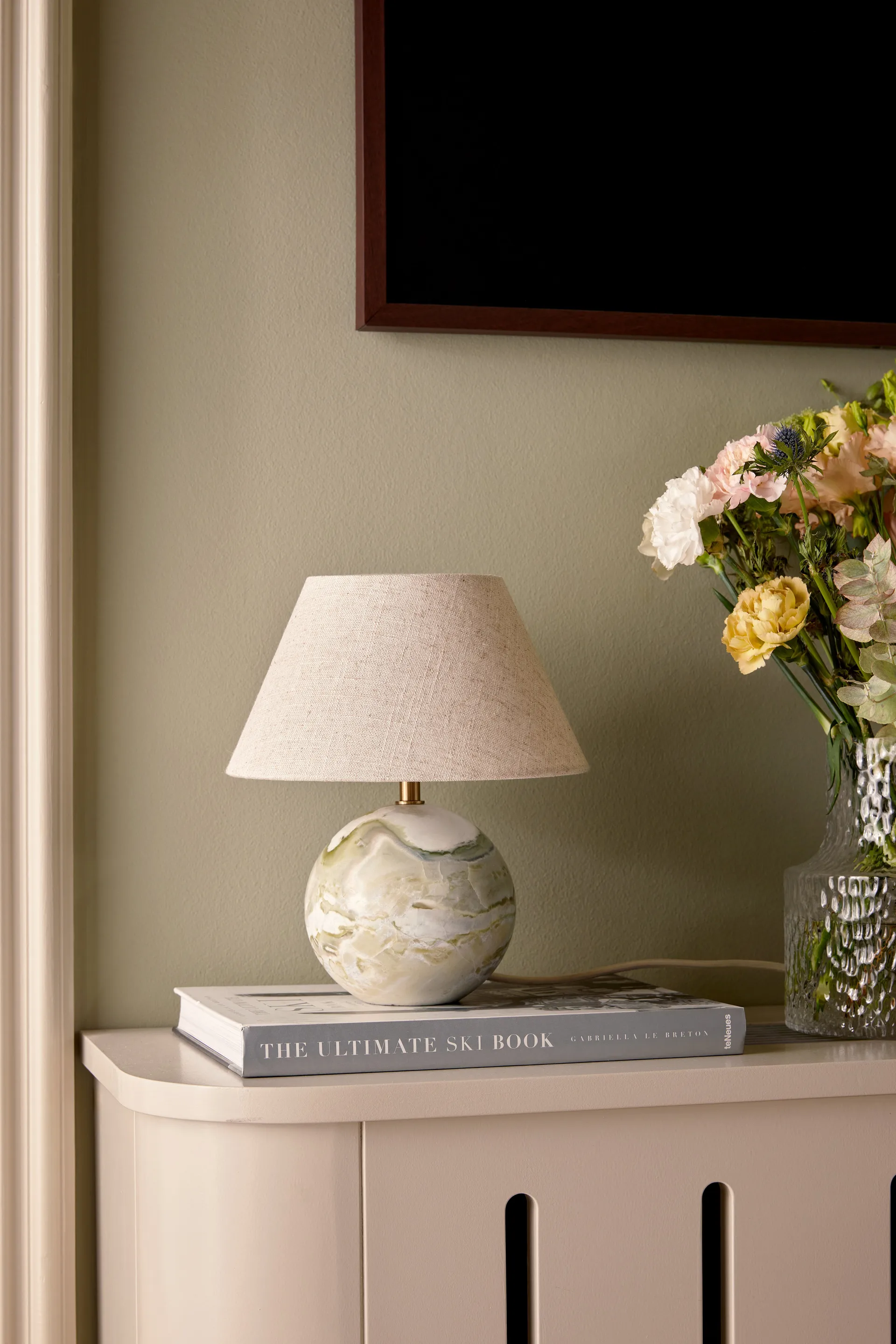 Castello 24 tafellamp, Groen Globen Lighting