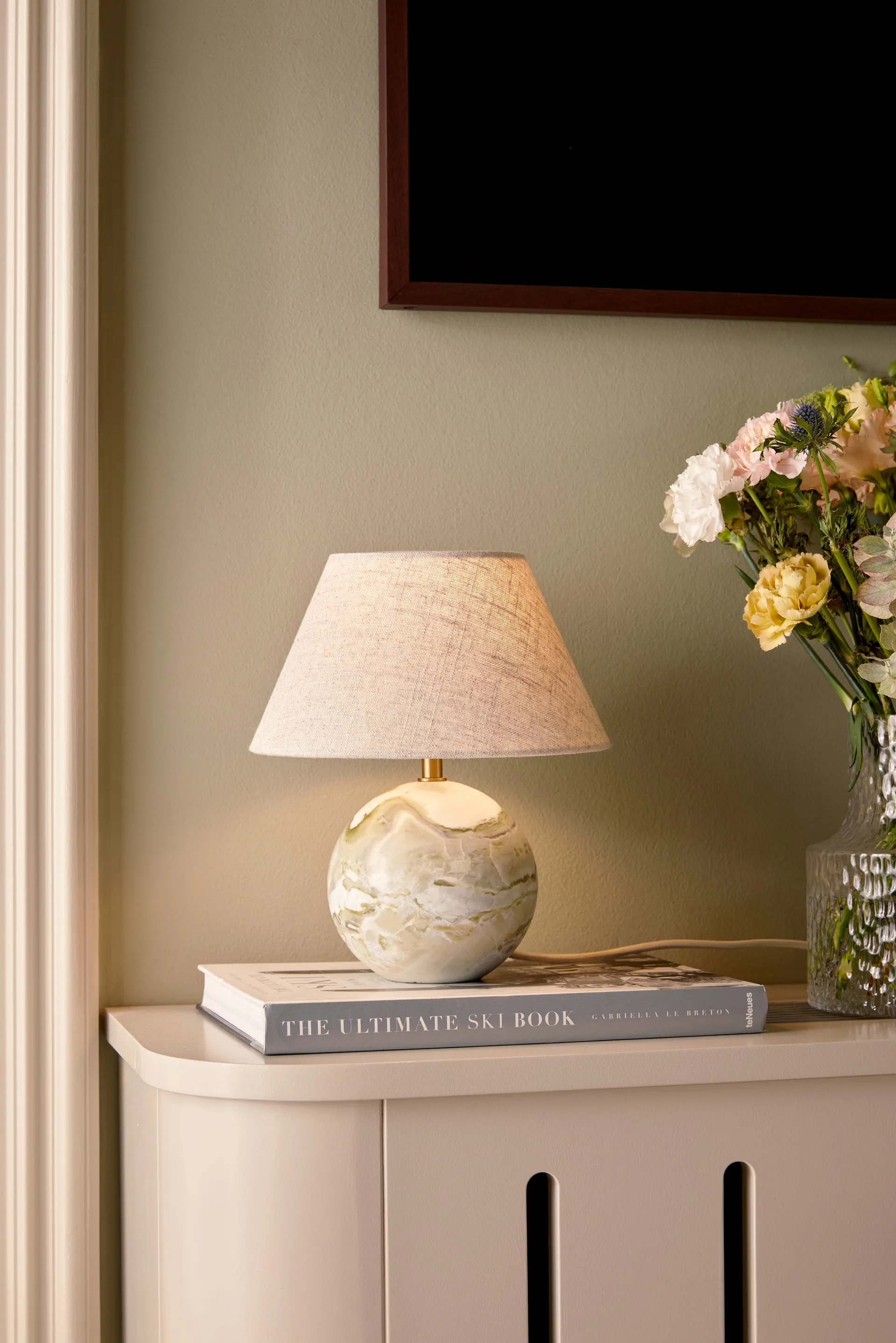 Castello 24 tafellamp, Groen Globen Lighting