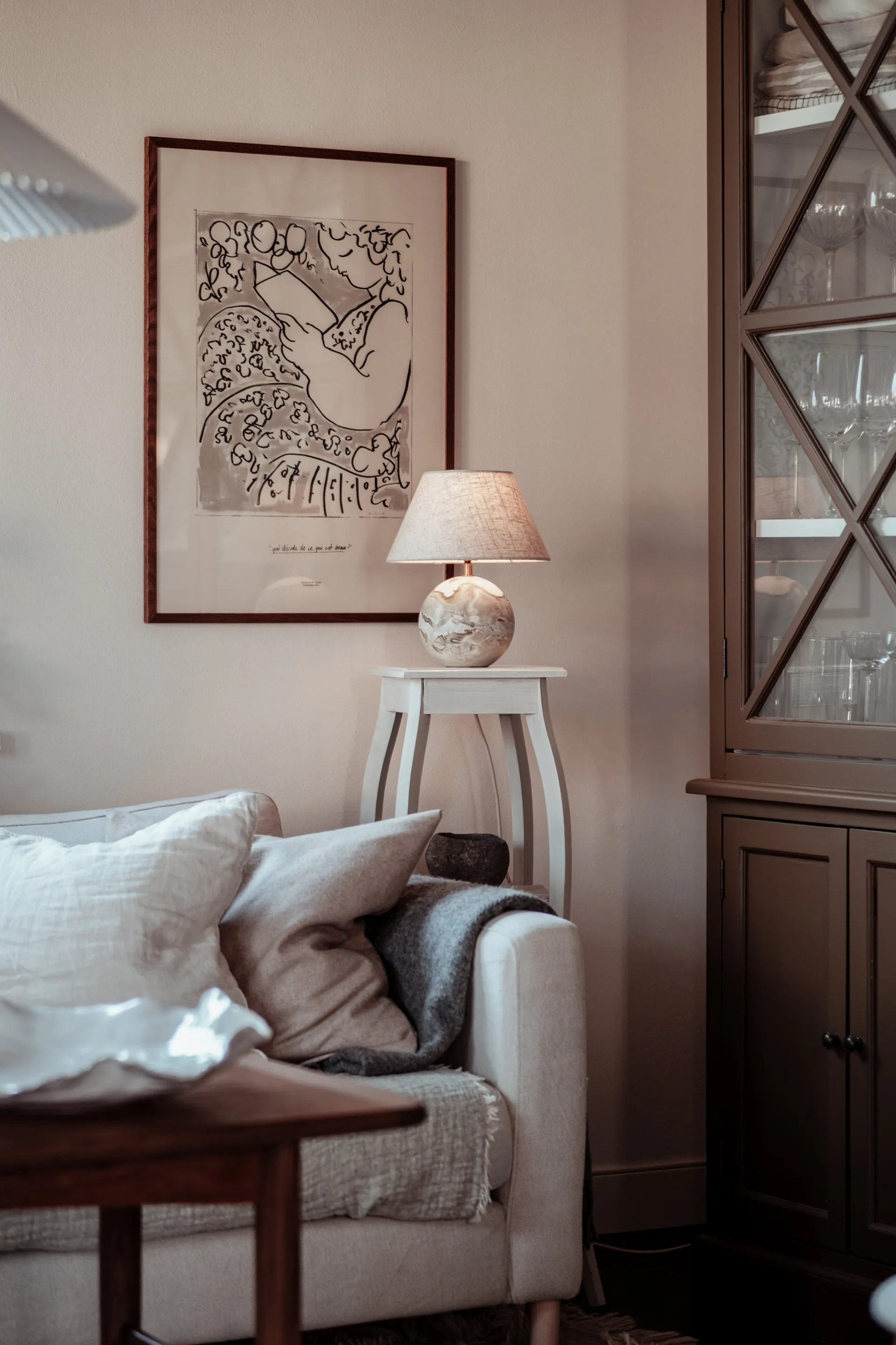 Castello 24 tafellamp, Groen Globen Lighting