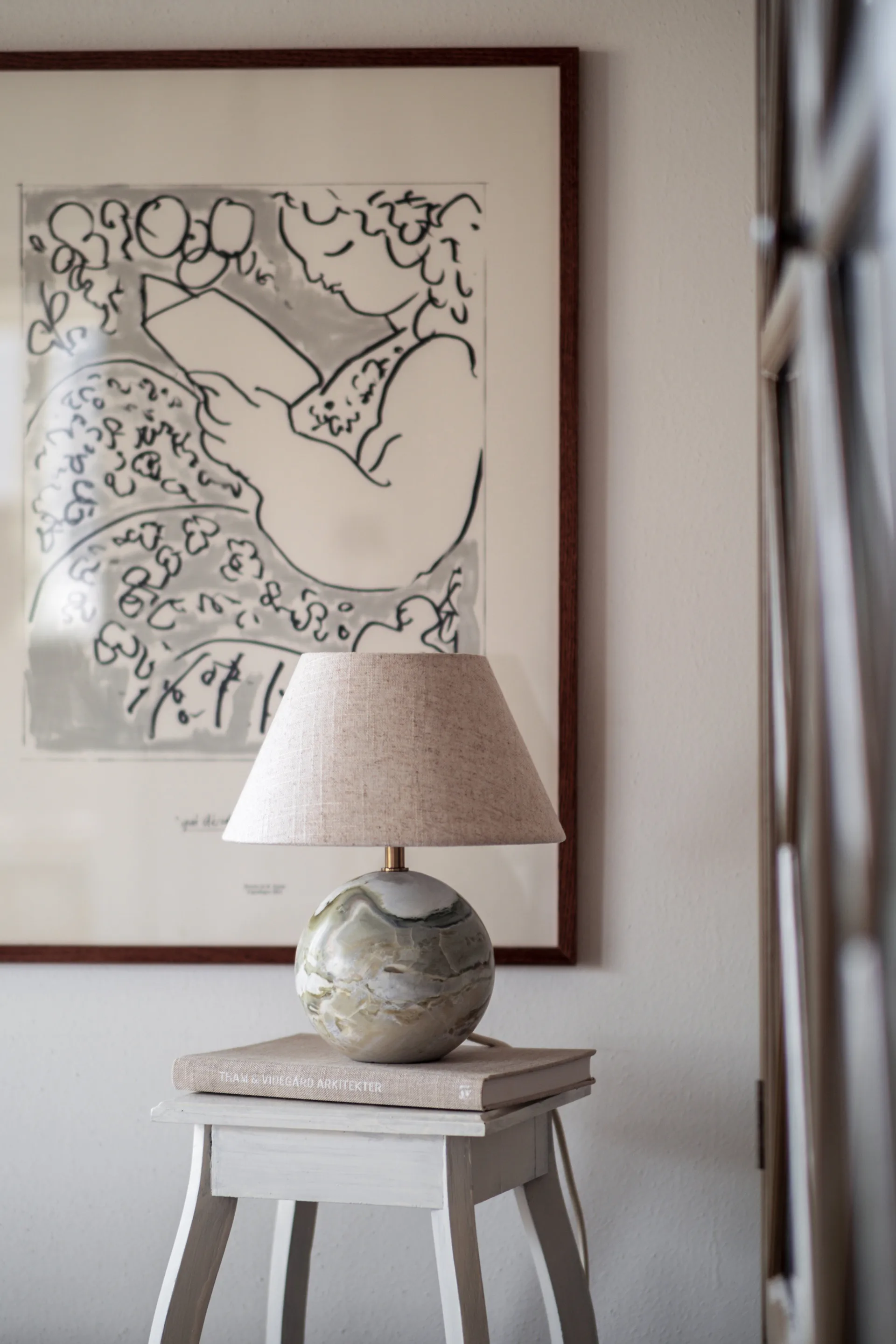 Castello 24 tafellamp, Groen Globen Lighting