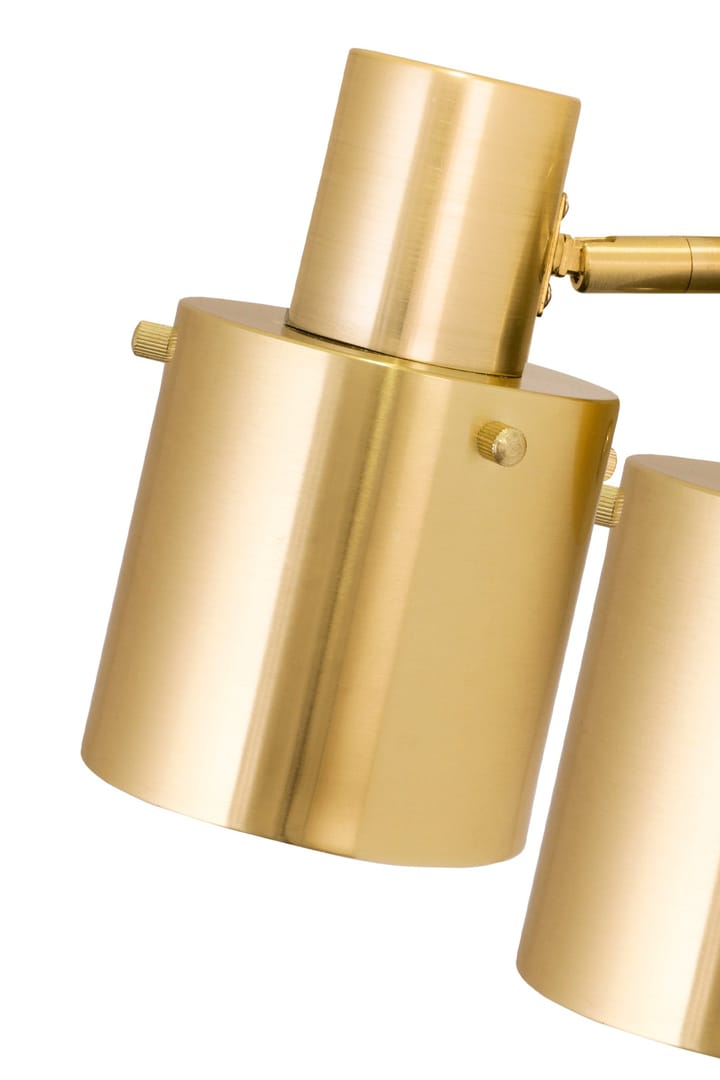 Clark 2 wandlamp, Geborsteld messing Globen Lighting
