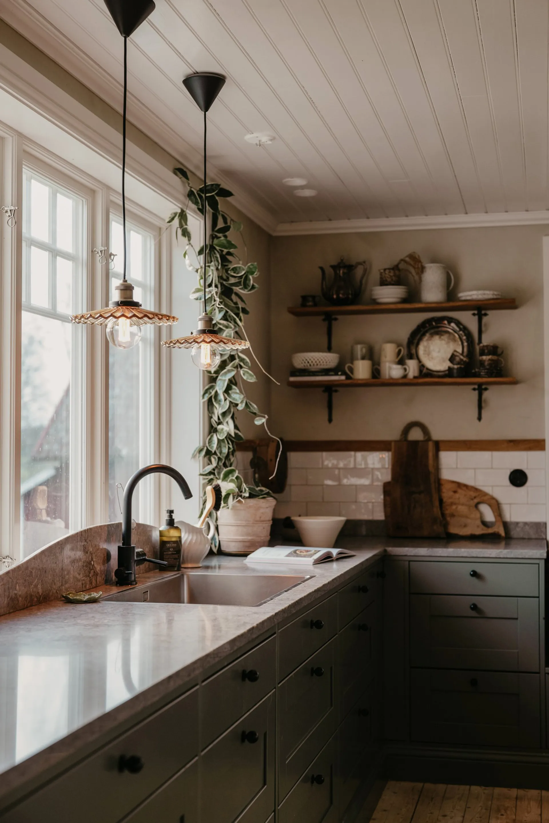 Cobbler hanglamp Ø25 cm, Bruin Globen Lighting