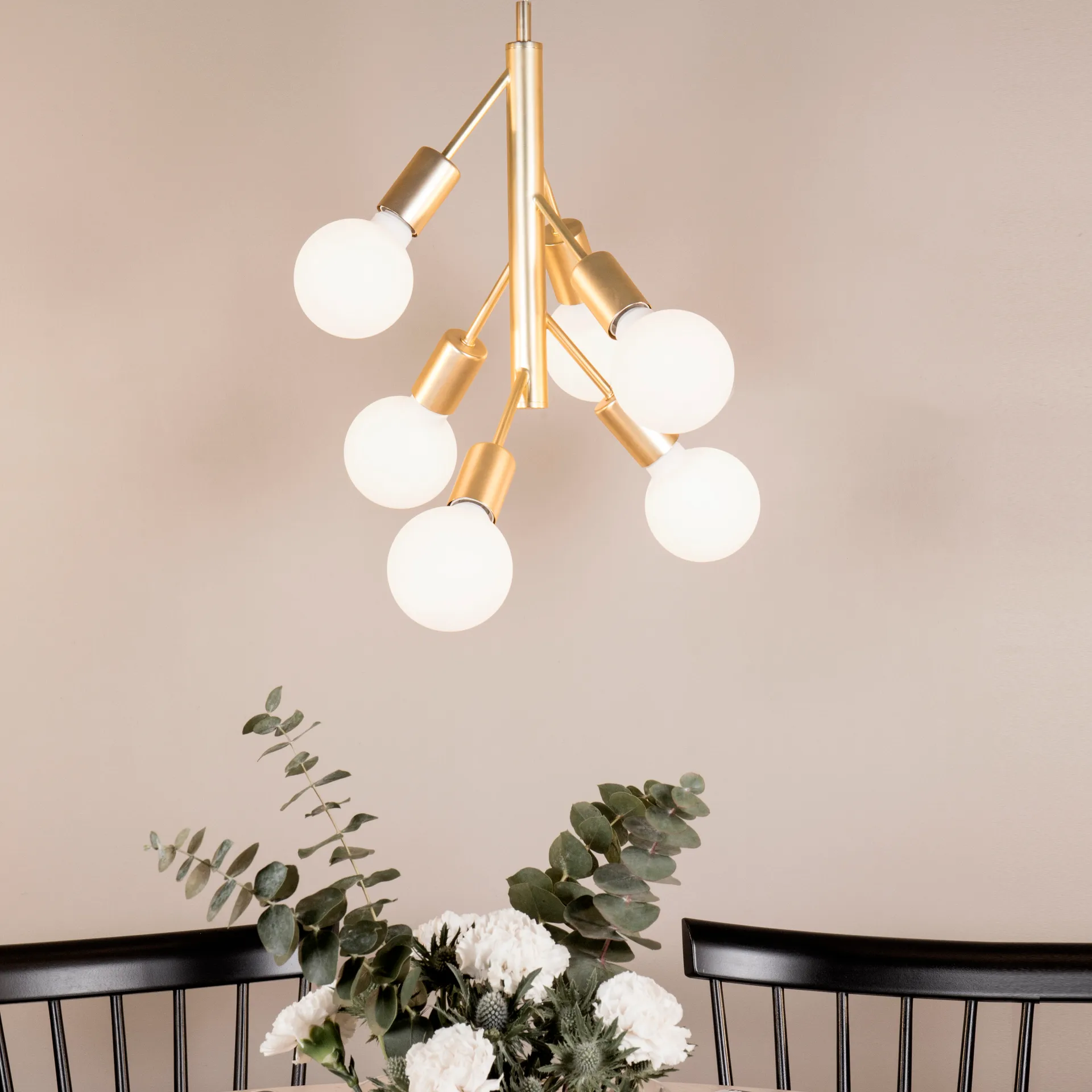 Comet hanglamp, messing Globen Lighting