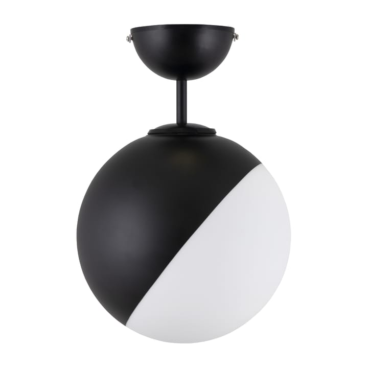 Contur plafonnière Ø25 cm - Zwart-wit - Globen Lighting