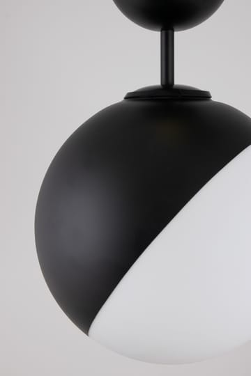 Contur plafonnière Ø25 cm - Zwart-wit - Globen Lighting