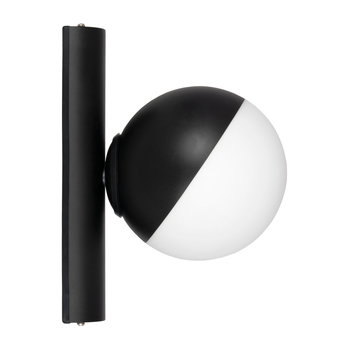 Globen Lighting Contur wandlamp o15 cm Zwart-wit | Scandinavisch Interieur | Wandlampen | Zwart