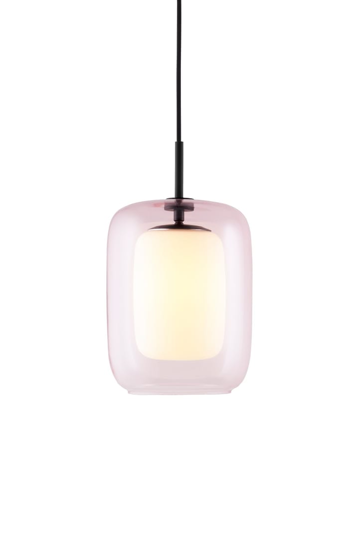 Cuboza hanglamp Ø20 cm, Perzik-wit Globen Lighting